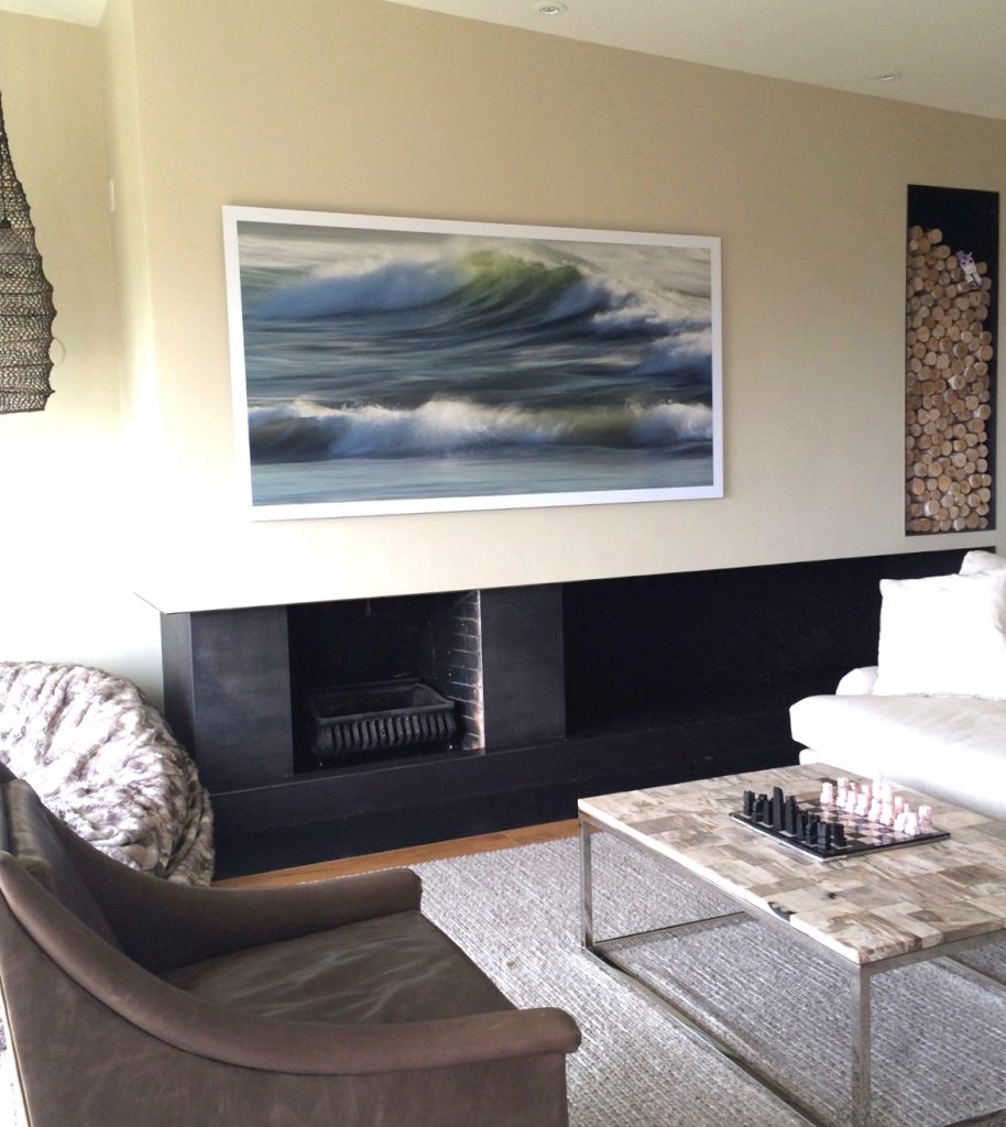 San Francisco Living Room, Interior Design Larson Shores | Artist: Thea Schrack