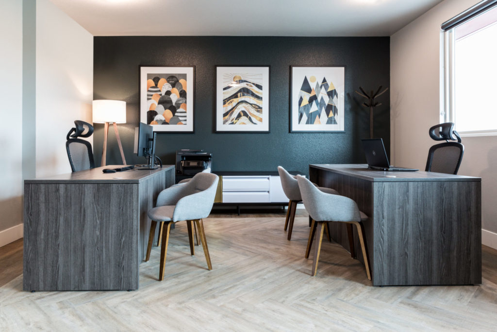 Leasing Office, Hollis@OAK, Oakland (Photo credit: Lauren Edith Andersen)